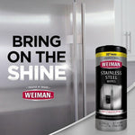 2Pk Stainless Steel Wipes And Leather Wipes W/ Free Microfiber Towel