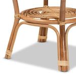 Baxton Studio Cariel Modern Bohemian Natural Brown Rattan Coffee Table