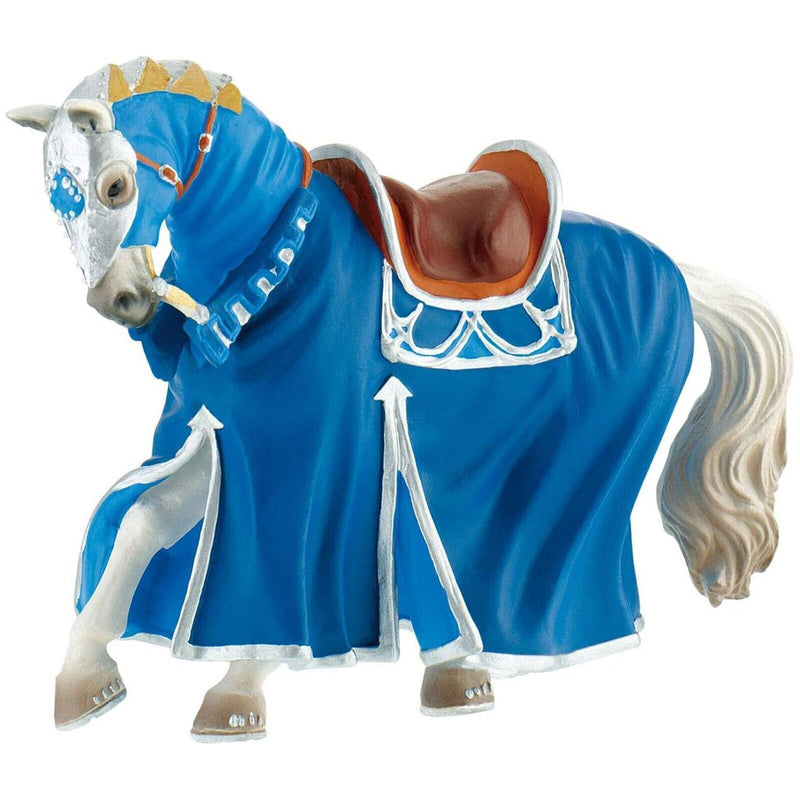 Bullyland Tournament Horse Blue Animal Figure 80769 NEW IN STOCK