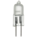12 Pack Sunlite 10 Watt, Single Ended T2.5, G4 Bi-Pin Base, Clear
