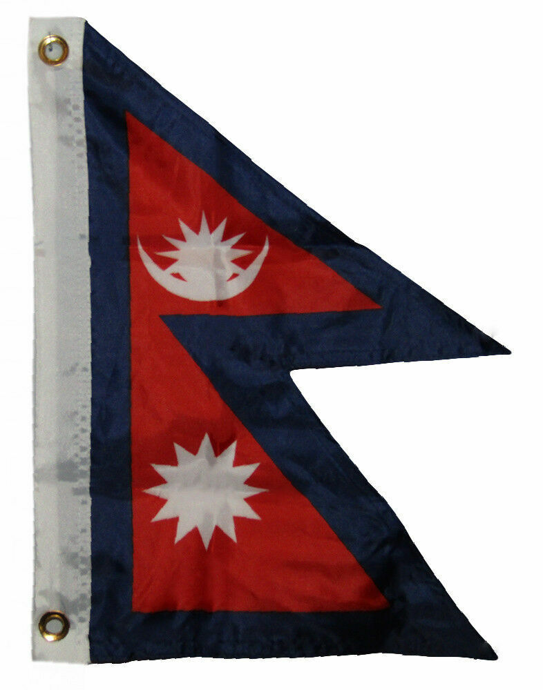 12X18 12"X18" Country Of Nepal Boat Motorcycle Polyester Flag Grommets