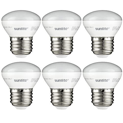 6 Pack Sunlite LED R14 Mini-Reflector Floodlight 4W 25W Equal, Medium Base 2700K