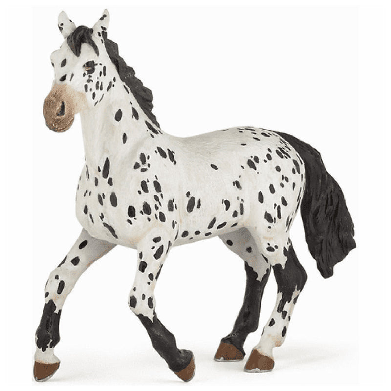 Papo Black Appaloosa Horse Animal Figure 51539 NEW IN STOCK