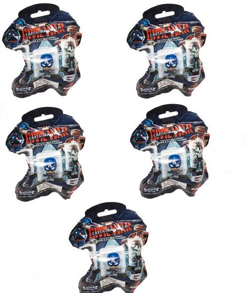 5x Captain America Civil War minis Mini Figures Pack Blind Bags Series 1