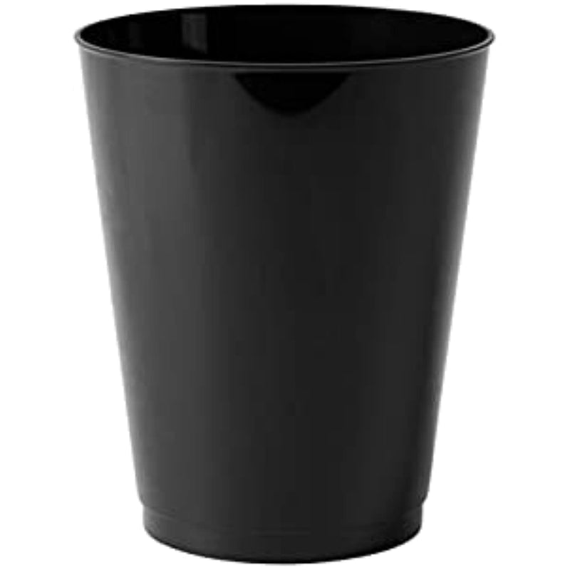 Disposable 12 Oz Black Plastic Tumblers For Partys Weddings