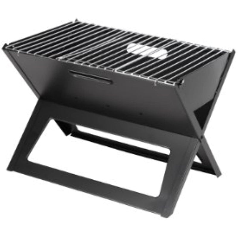 Fire Sense 60508 Notebook Charcoal Bbq Grill 3 5Mm Cooking Bars Instant Foldable Easy Portability For Outdoor Barbecues Camping Traveling Picnics Garden Beach Party Black