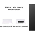 Floating Hanging Shelves with Cable Clips for Bedroom & Gaming Room - Set Of 2