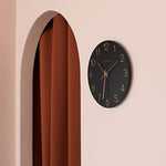 12” Non-Ticking Silent Battery Operated Decorative Wall Clock