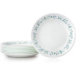 Triple Layer Glass And Chip Resistant Lightweight Round 6 3 4 Inch Plates