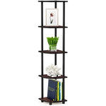 5 Tier Corner Display Rack Multipurpose Shelving Unit