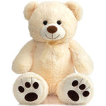 Giant Plush Teddy Bears with Footprints Big Bear