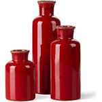 Modern Decorative Vases for Shelf Decor,Fireplaces Decor & Living Room - Set Of 3