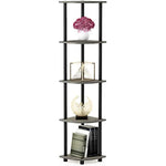 5 Tier Corner Display Rack Multipurpose Shelving Unit