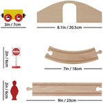 Train Set For Toddler With Double Side Train Tracks