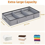 2 Pack Under Bed Storage Containers