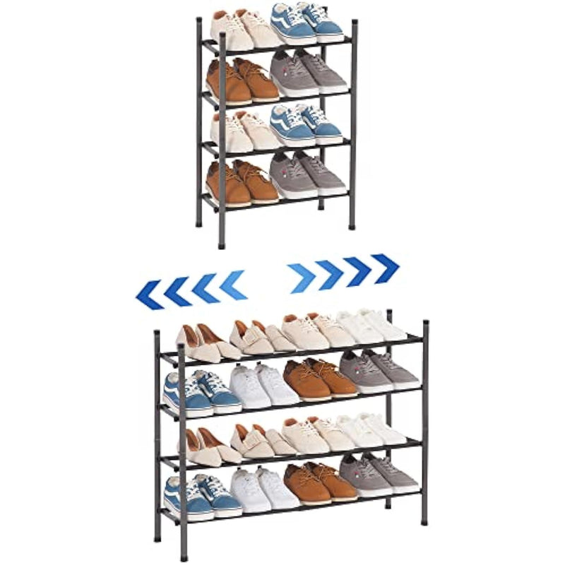 Expandable Shoe Rack for Entryway