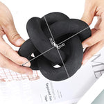 3 Link Wood Knot Decor Hand Carved Coffee Table Decor