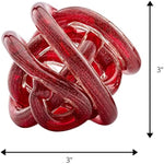 Handmade Glass Knot Room Decor Home Decor Accent For Decorative Books