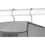 8 Section Hanging Shoe Shelves, Grey