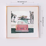 16x16 inch Tempered Glass Square Picture Frame   Wall Hook Included