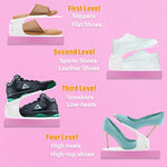 20 Pack Double Layer Stack Shoe Holder Space Saver