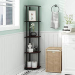 5 Tier Corner Display Rack Multipurpose Shelving Unit