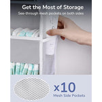 44 lbs Weight Capacity Hanging Storage Organizer with Clear Window