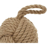 Coastal Jute Knot Sculpture Set Of 2 14H 7W Multi Colored