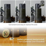 Flameless LED Candles with Timer 5 Pc Flickering Flameless for Thanksgiving Dinner