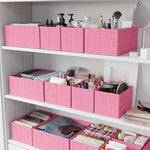 Set Of 12 Closet Organizer and Storage Divider Baskets For Clothes