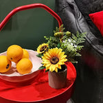 Sunflower Artificial Flowers Pot for Bedroom & Living Room