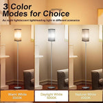 3 Color Temperature Standing Lamps with Pull Chain Switch