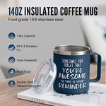 Sometimes You Forget You're Awesome Coffee Mug, Thank You Gifts for Coworker, Friends, Mom, Wife