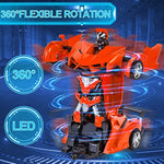 Remote Control Transforming Robot Cars For Kids 8 13 Year Old