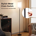 3 Color Temperature Standing Lamps with Pull Chain Switch
