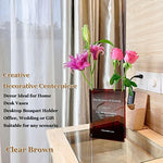 Artistic and Cultural Flavor Decorative Acrylic Vase