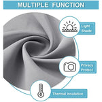 Self Stick Tie Up Shades Tricia Door Window - W 26 x L 69 inches