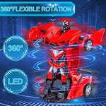 Remote Control Transforming Robot Cars For Kids 8 13 Year Old