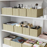 Set Of 12 Closet Organizer and Storage Divider Baskets For Clothes