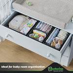 Set Of 12 Closet Organizer and Storage Divider Baskets For Clothes