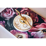 Harry Potter Golden Snitch Ceramic Trinket Tray Quidditch Themed Gold Decor Accents