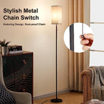 3 Color Temperature Standing Lamps with Pull Chain Switch