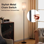 3 Color Temperature Standing Lamps with Pull Chain Switch