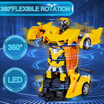 Remote Control Transforming Robot Cars For Kids 8 13 Year Old