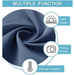 Self Stick Tie Up Shades Tricia Door Window - W 26 x L 69 inches