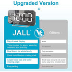 Super Slim LED Digital Alarm Clock With Diming Mode And 4 Levels Brightness