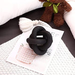 3 Link Wood Knot Decor Hand Carved Coffee Table Decor