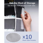 44 lbs Weight Capacity Hanging Storage Organizer with Clear Window