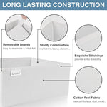 Foldable Closet Organizers and Storage Dresser Drawer Dividers for Clothes, Socks, Scarves & Ties