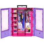 Ultimate Closet With Barbie 3 Clothes Outfits Fashion Accessories Including 6 Hangers
